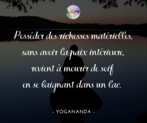 Citation Yogananda - Richesse intérieure